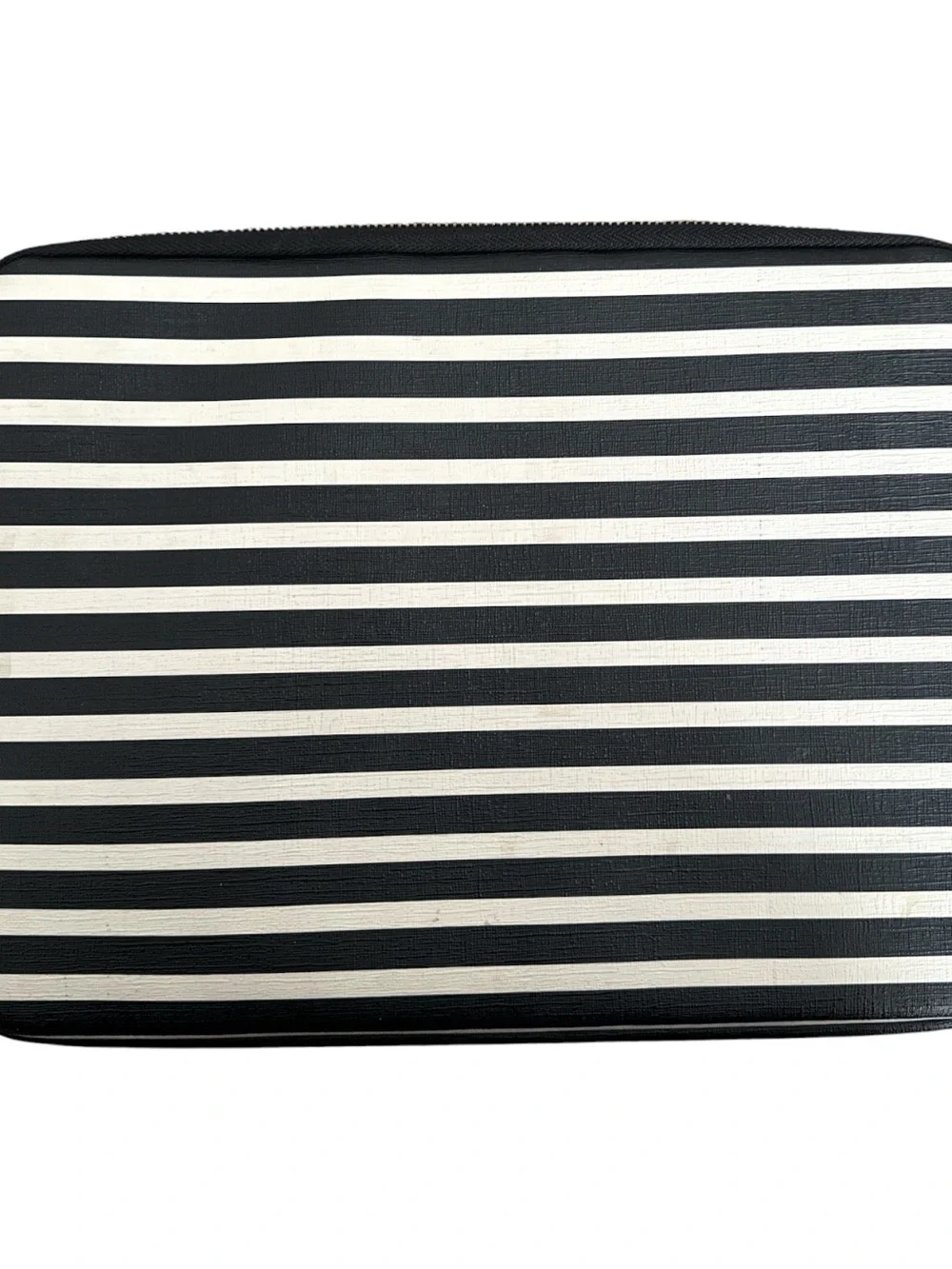 kate spade Black and White Striped Laptop Sleeve